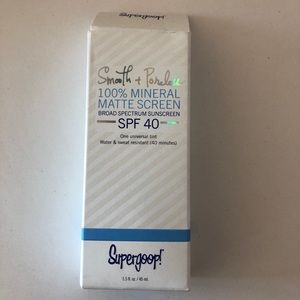 Supergoop mineral sunscreen SPF 40